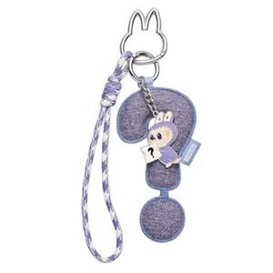 Pop Mart MONSTERS LABUBU Pin for Love Keychain Pendant, Question ? Charm, NEW